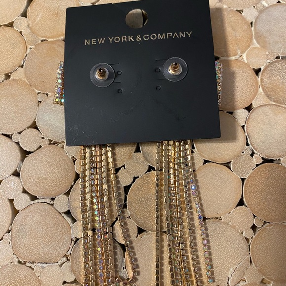 Rhinestone bow shaped earrings - Picture 4 of 4